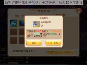 梦幻诛仙手游宠物化生全解析：十项技能进阶攻略与实用技巧分享