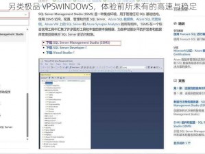 另类极品 VPSWINDOWS，体验前所未有的高速与稳定