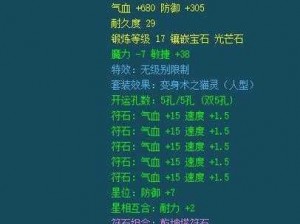 《梦幻西游无双版装备锻造之角色装备飞跃升级宝典》