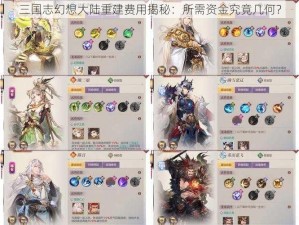 三国志幻想大陆重建费用揭秘：所需资金究竟几何？