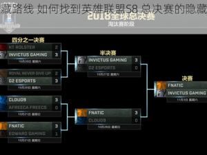 s8隐藏路线 如何找到英雄联盟S8 总决赛的隐藏路线？