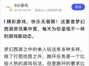 梦幻西游手游极速跑环攻略及卡级技巧深度解析