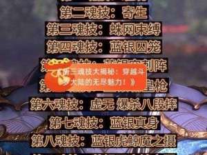 镇魂街天生为王唐三技能强度全面解析与一览：探究天赋之技，揭秘最强王者之力