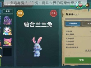 创造与魔法兰兰兔：魔法世界的萌宠传奇之旅