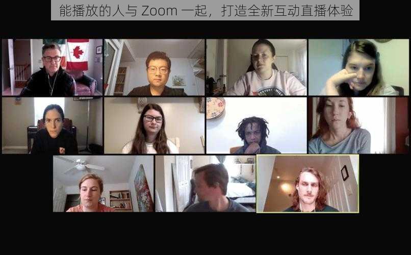 能播放的人与 Zoom 一起，打造全新互动直播体验