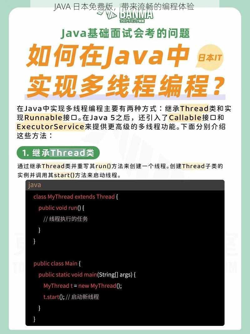 JAVA 日本免费版，带来流畅的编程体验