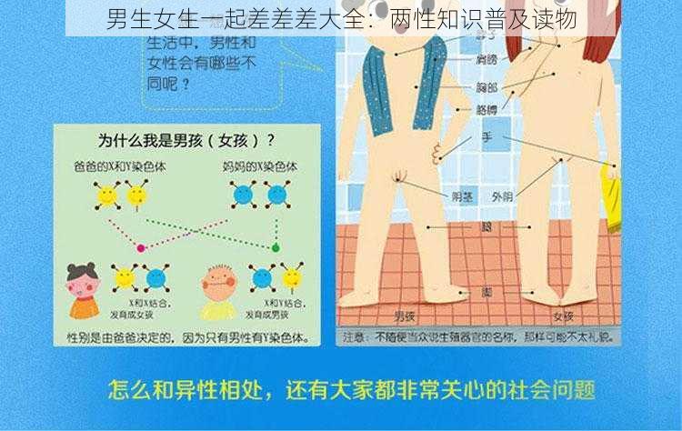 男生女生一起差差差大全：两性知识普及读物