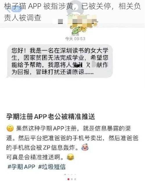 柚子猫 APP 被指涉黄，已被关停，相关负责人被调查