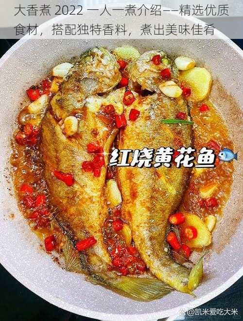 大香煮 2022 一人一煮介绍——精选优质食材，搭配独特香料，煮出美味佳肴