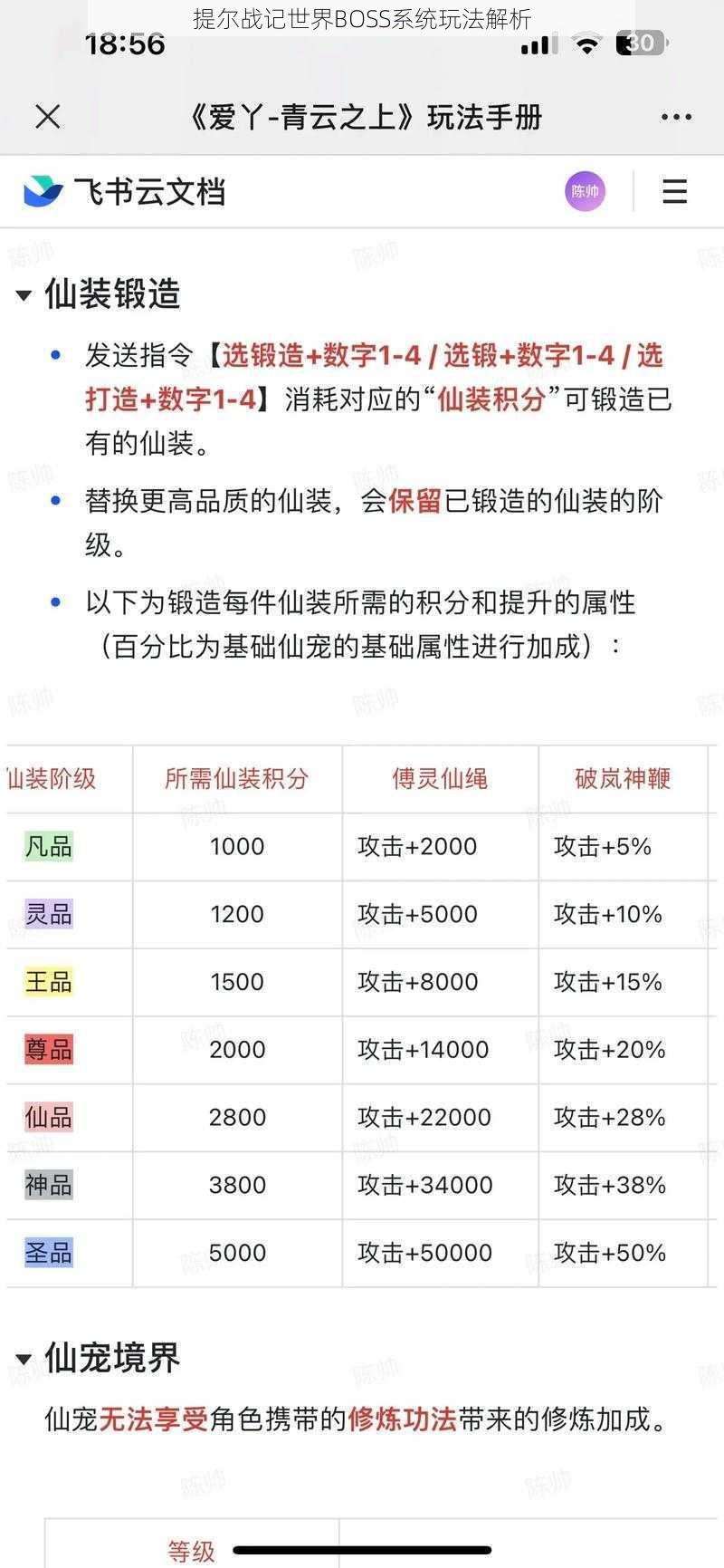 提尔战记世界BOSS系统玩法解析