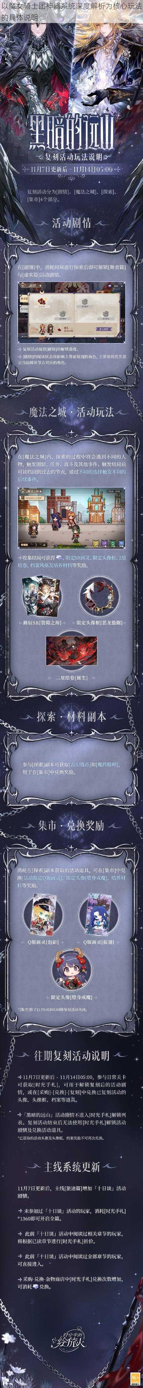 以魔女骑士团神器系统深度解析为核心玩法的具体说明