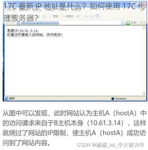 17C 最新 IP 地址是什么？如何使用 17C 代理服务器？