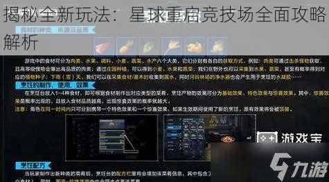 揭秘全新玩法：星球重启竞技场全面攻略解析