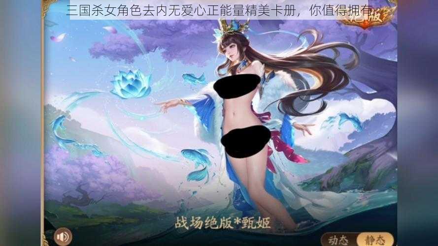 三国杀女角色去内无爱心正能量精美卡册，你值得拥有