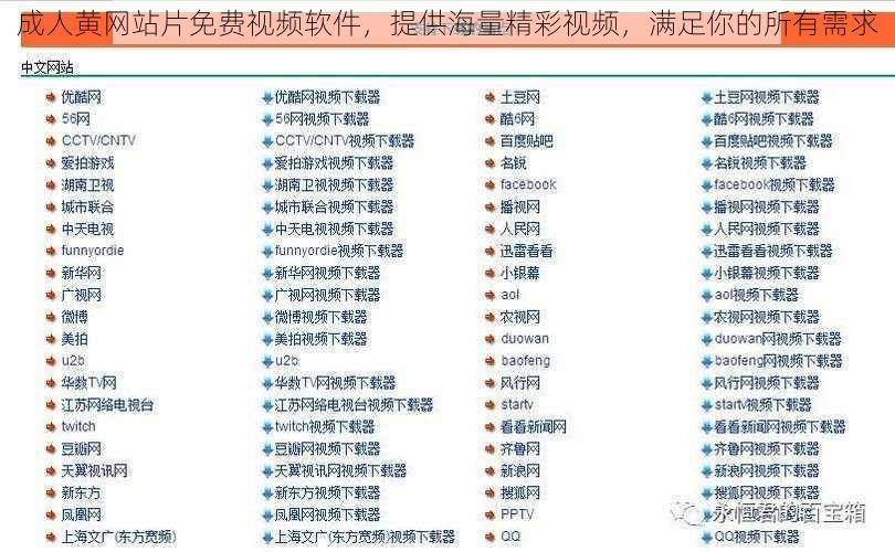 成人黄网站片免费视频软件，提供海量精彩视频，满足你的所有需求