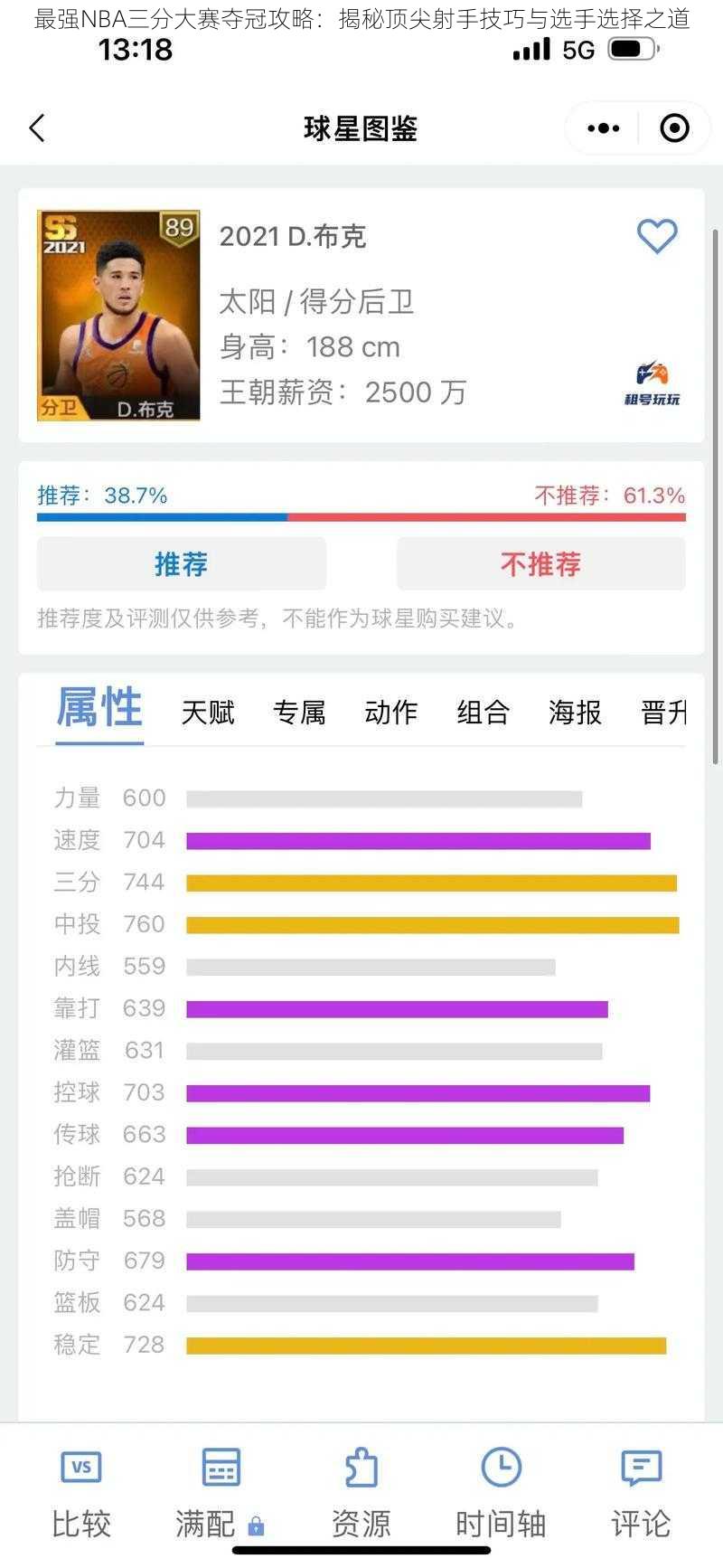 最强NBA三分大赛夺冠攻略：揭秘顶尖射手技巧与选手选择之道