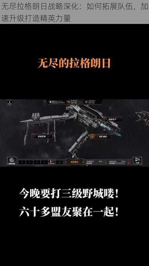 无尽拉格朗日战略深化：如何拓展队伍，加速升级打造精英力量