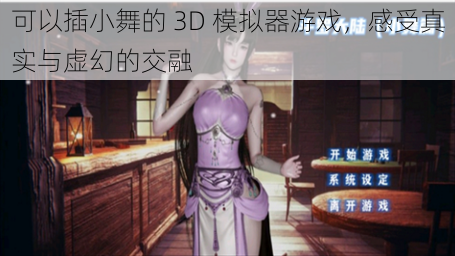 可以插小舞的 3D 模拟器游戏，感受真实与虚幻的交融