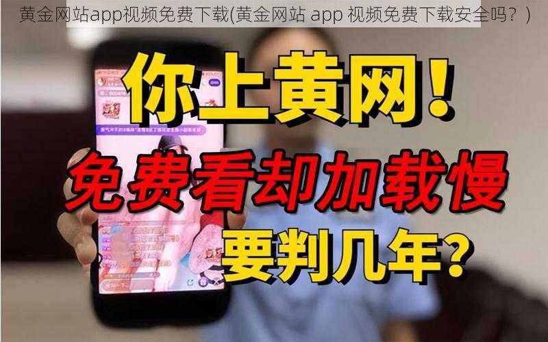 黄金网站app视频免费下载(黄金网站 app 视频免费下载安全吗？)