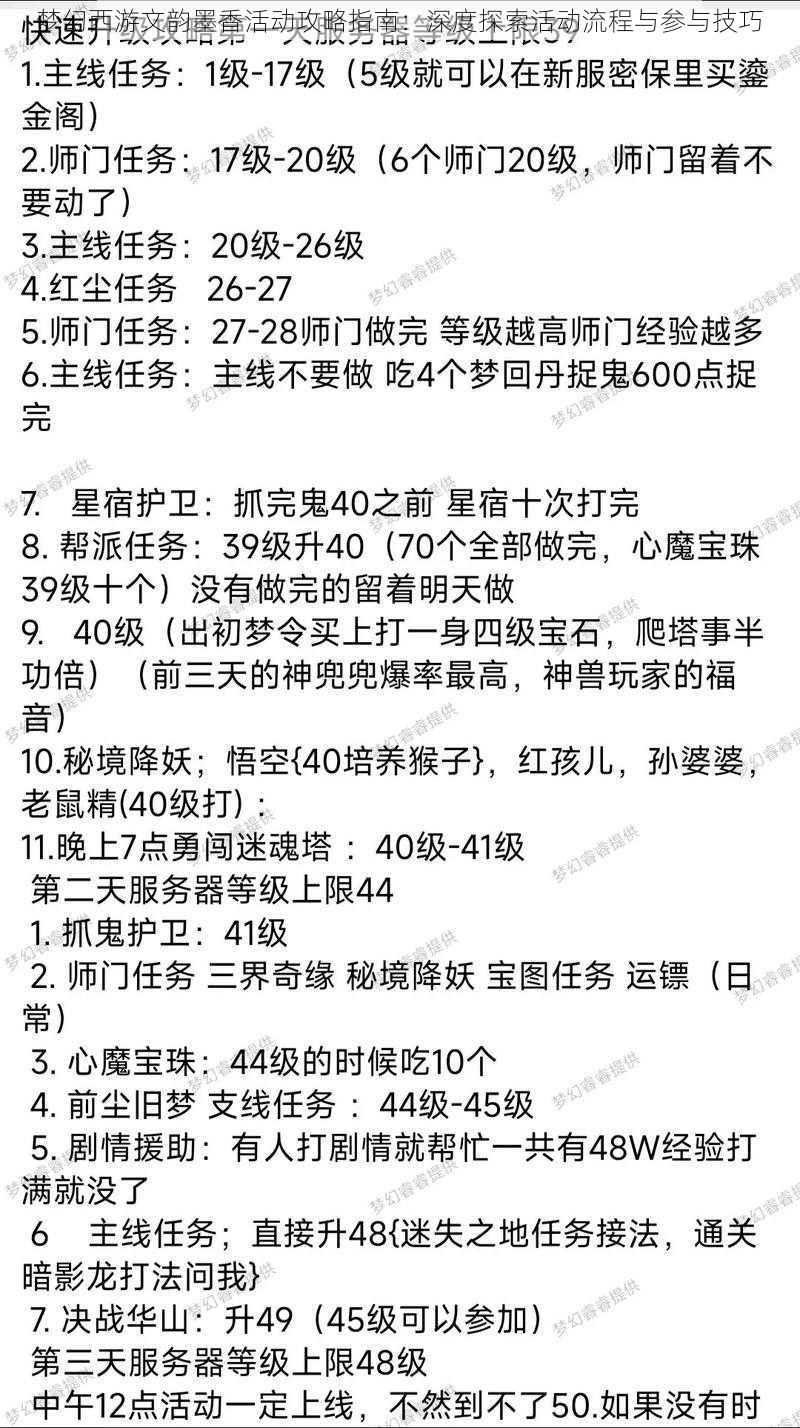 梦幻西游文韵墨香活动攻略指南：深度探索活动流程与参与技巧