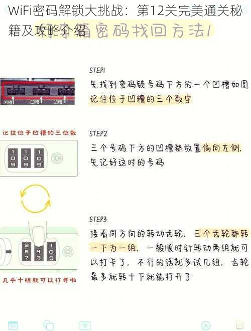 WiFi密码解锁大挑战：第12关完美通关秘籍及攻略介绍