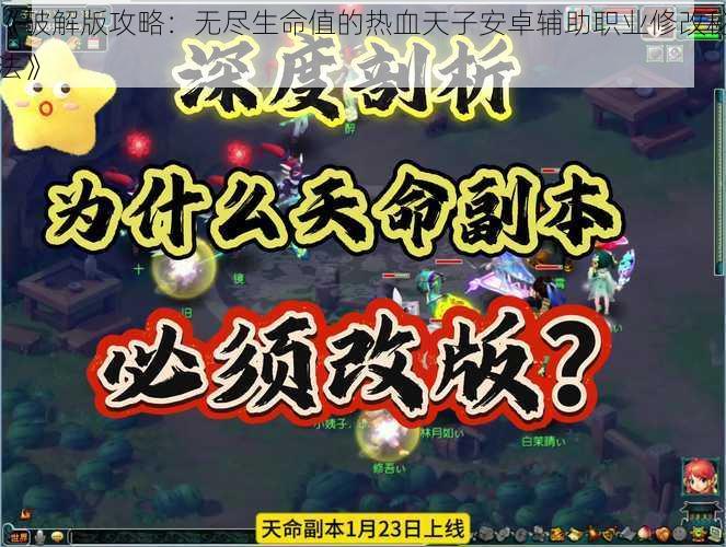 《破解版攻略：无尽生命值的热血天子安卓辅助职业修改秘法》