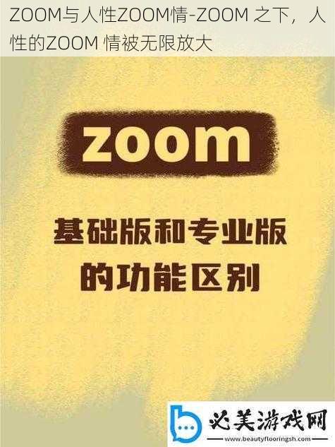 ZOOM与人性ZOOM情-ZOOM 之下，人性的ZOOM 情被无限放大